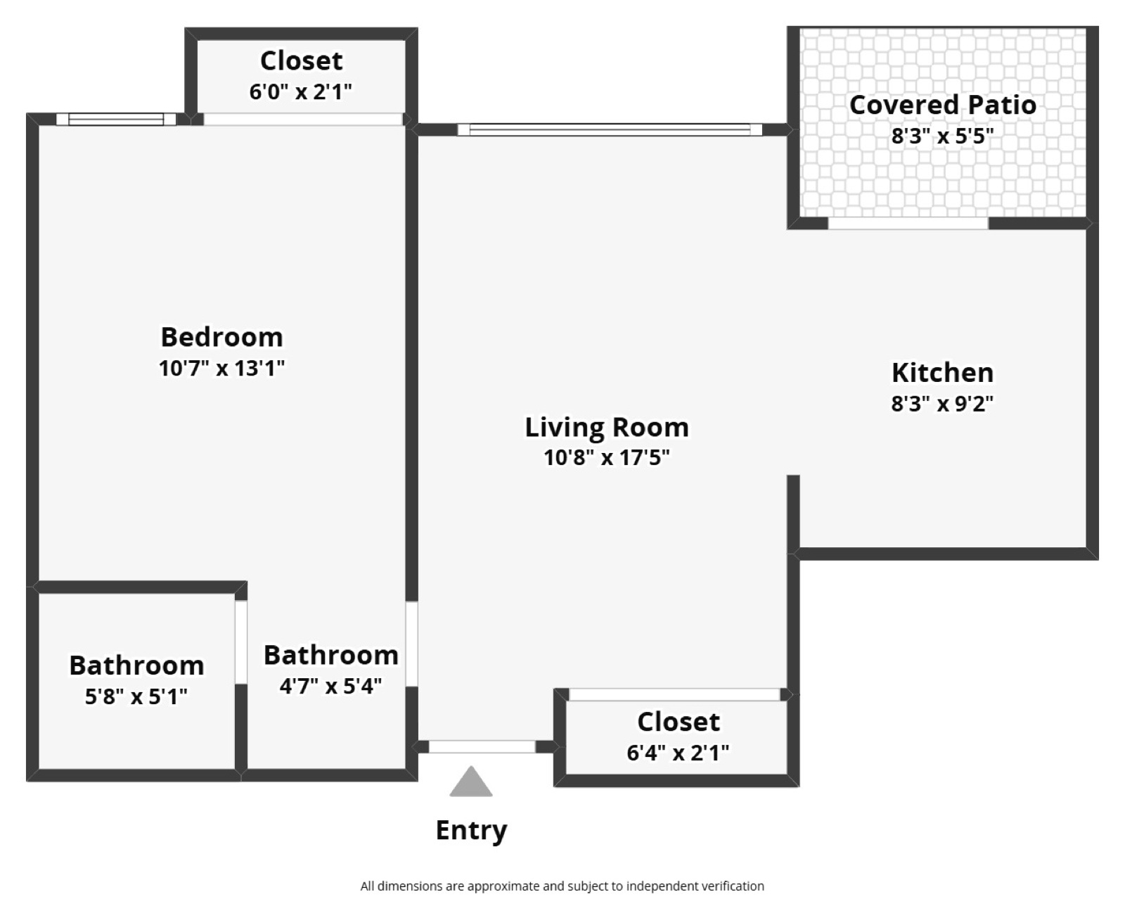 351 N Ford Ave #319 floor plan