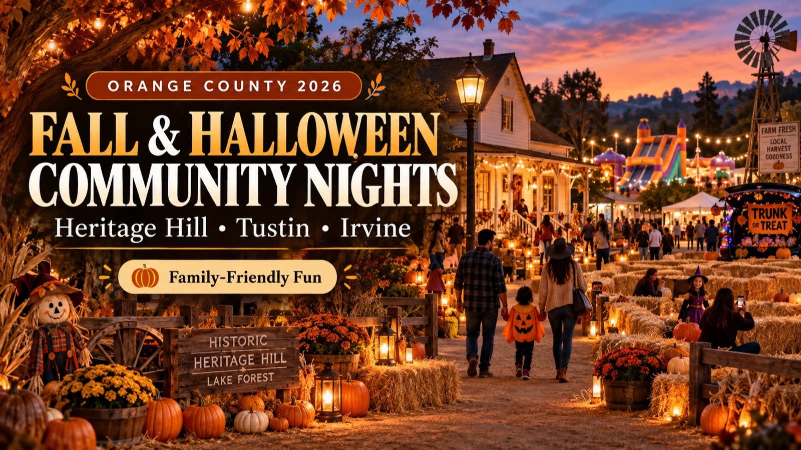 Fall & Halloween Community Nights in Orange County: 2026 Family-Friendly Events
