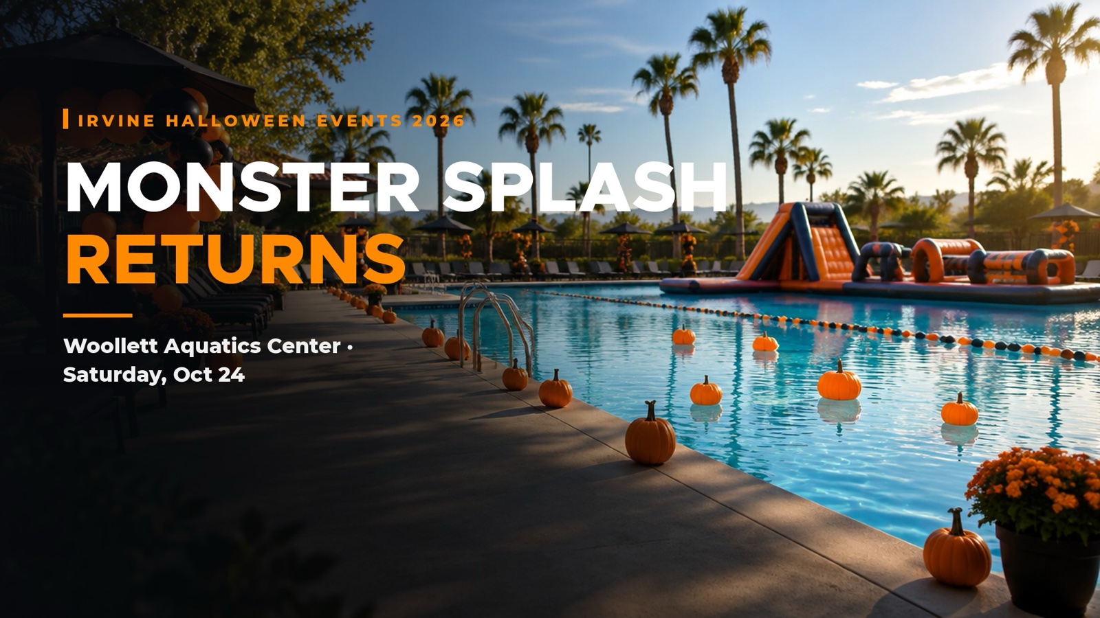Irvine Halloween Events 2026: Monster Splash Returns to Woollett Aquatics Center Oct 24