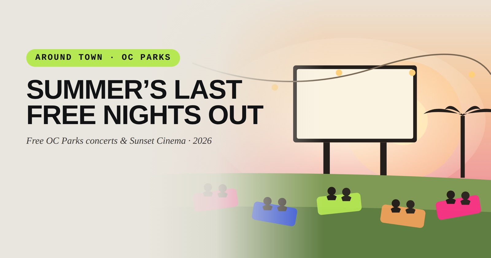 Free Summer Nights in Orange County: The 2026 OC Parks Concerts & Sunset Cinema Guide